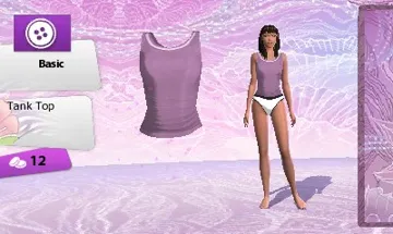 Girls Fashion 3D - Mezase! Top Stylist (Japan) screen shot game playing